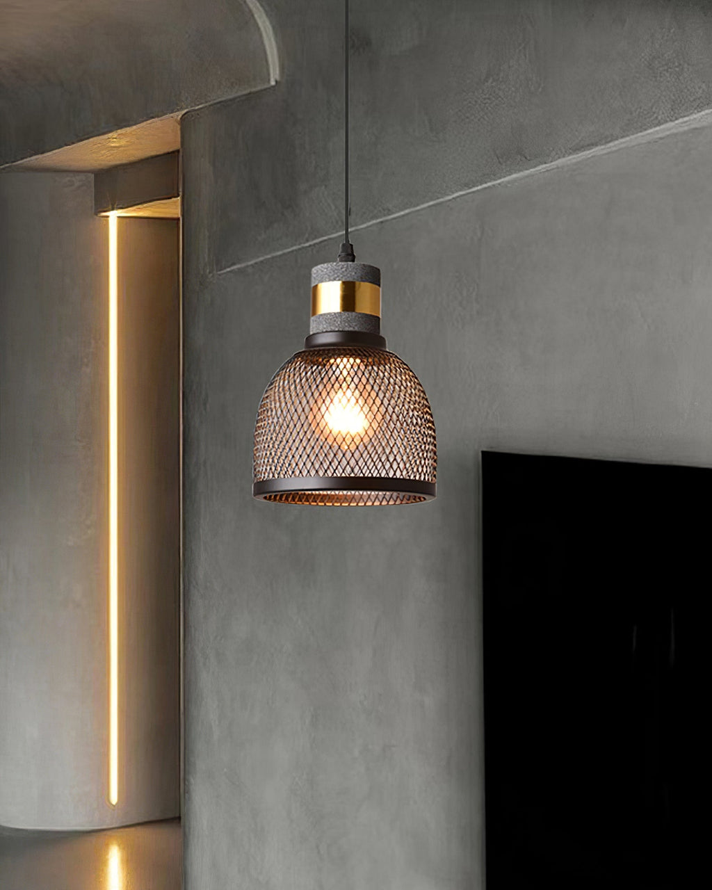 CAVENDISH CEMENT GLOW PENDANT