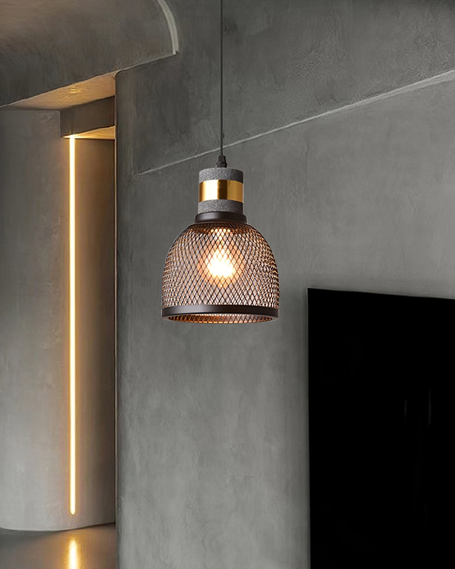 CAVENDISH CEMENT GLOW PENDANT