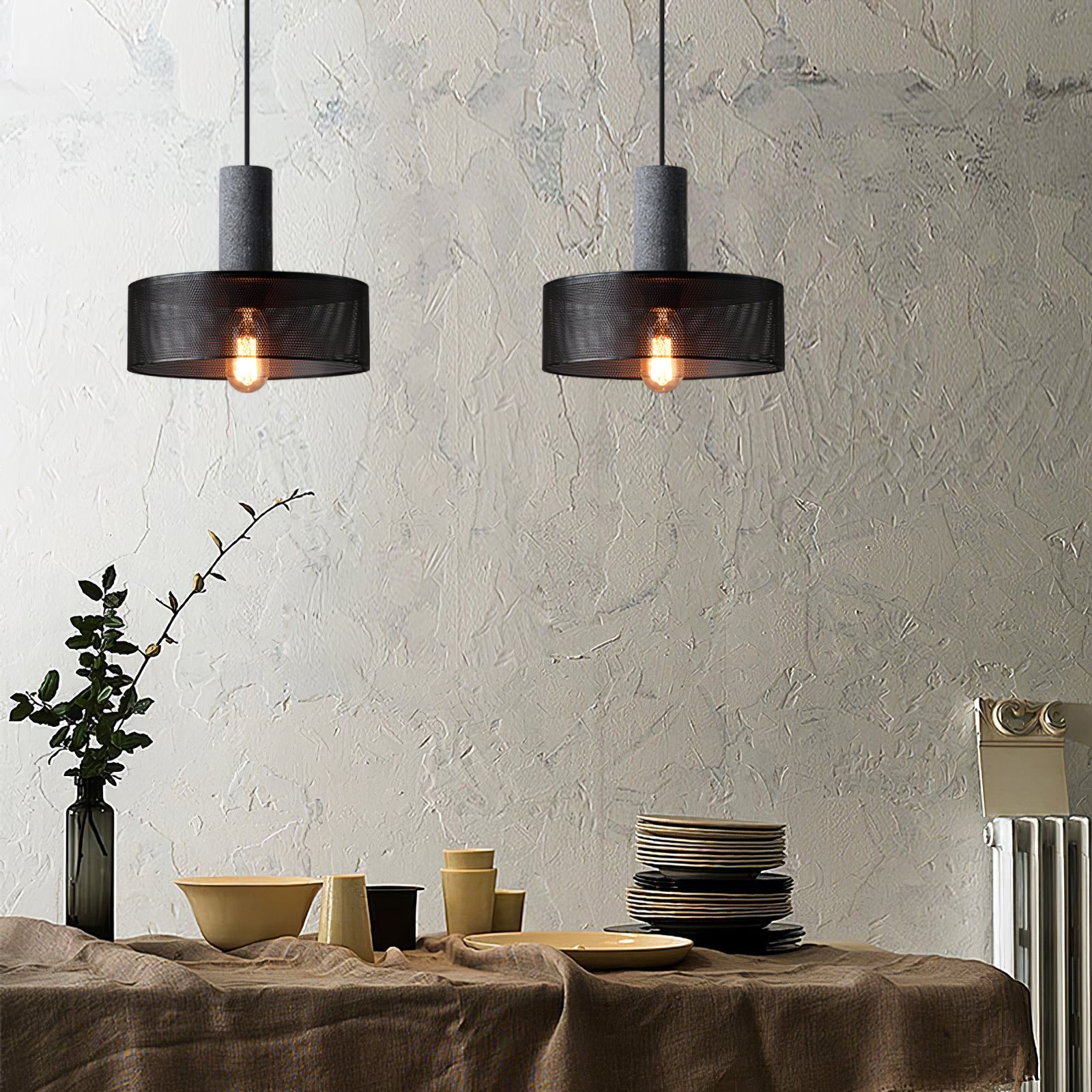 CAVENDISH CEMENT GLOW PENDANT