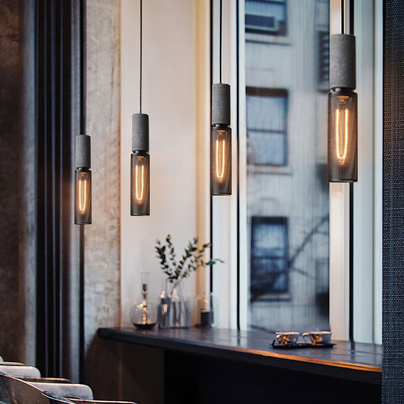 WINTHROP CONCRETE HANGING LANTERN