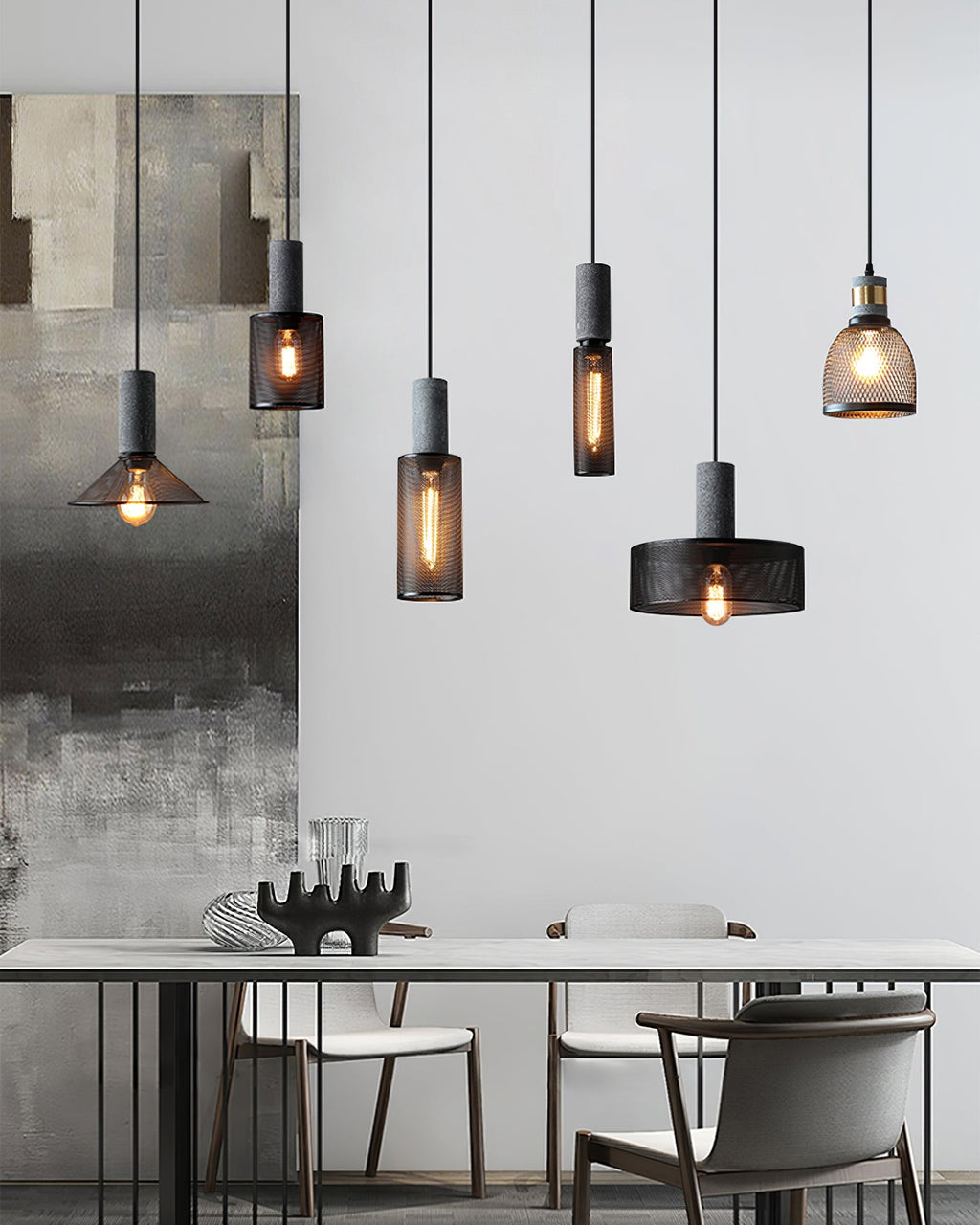 CAVENDISH CEMENT GLOW PENDANT