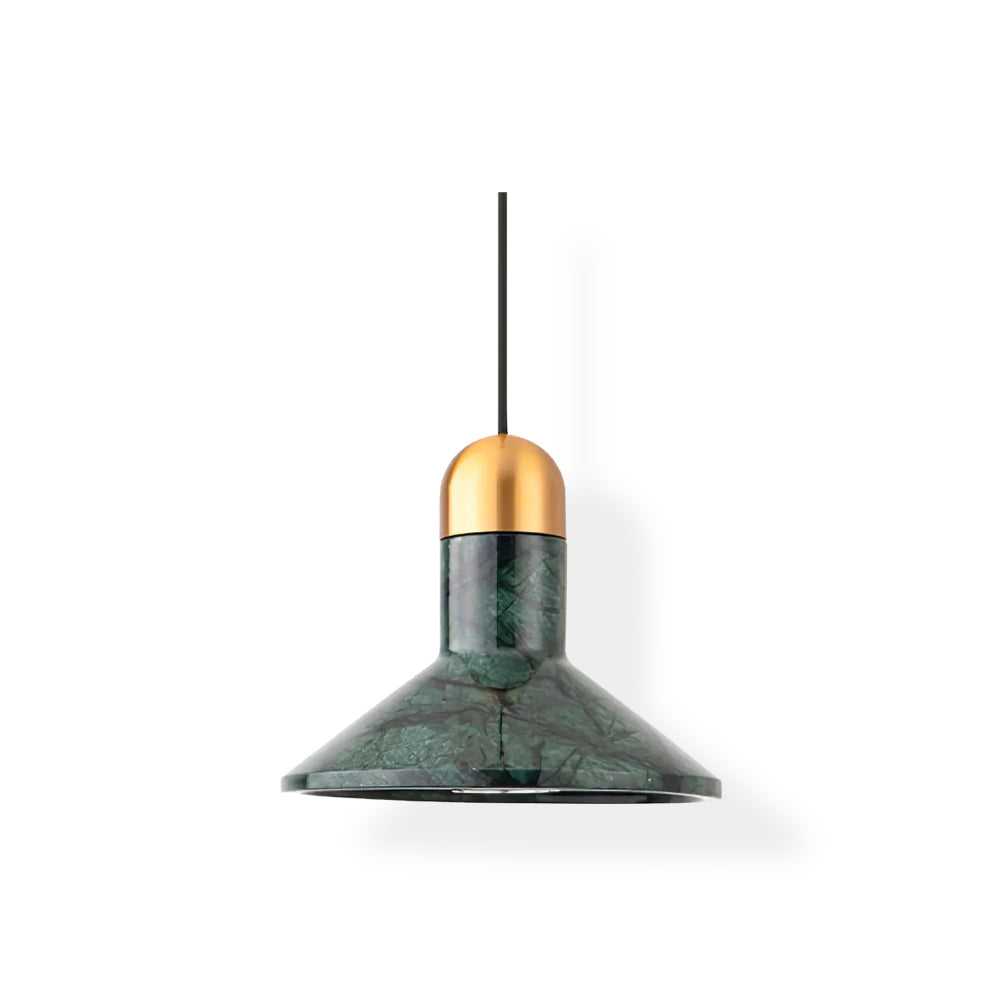 CARLETON MARBLE CONE HANGING LAMP