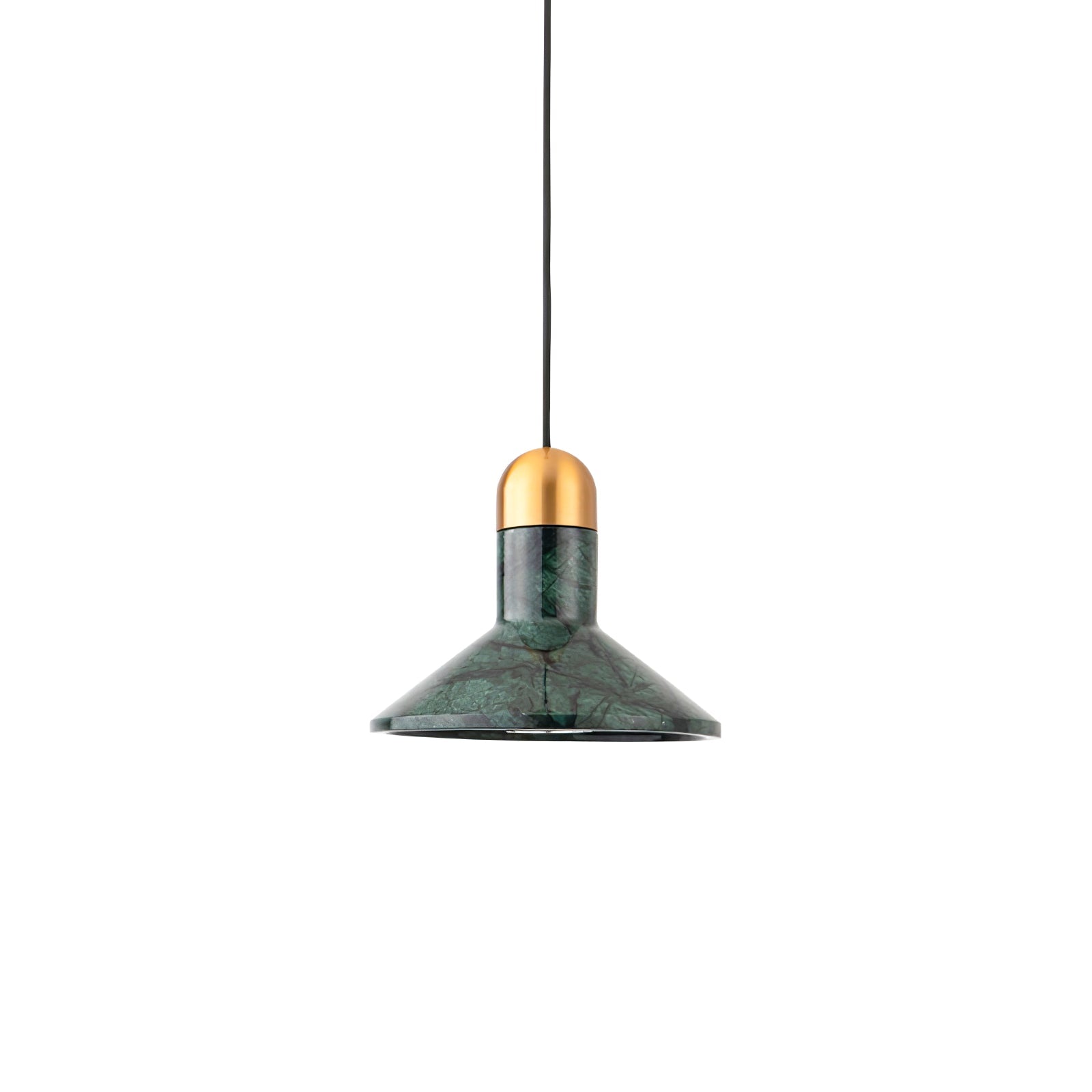 CARLETON MARBLE CONE HANGING LAMP