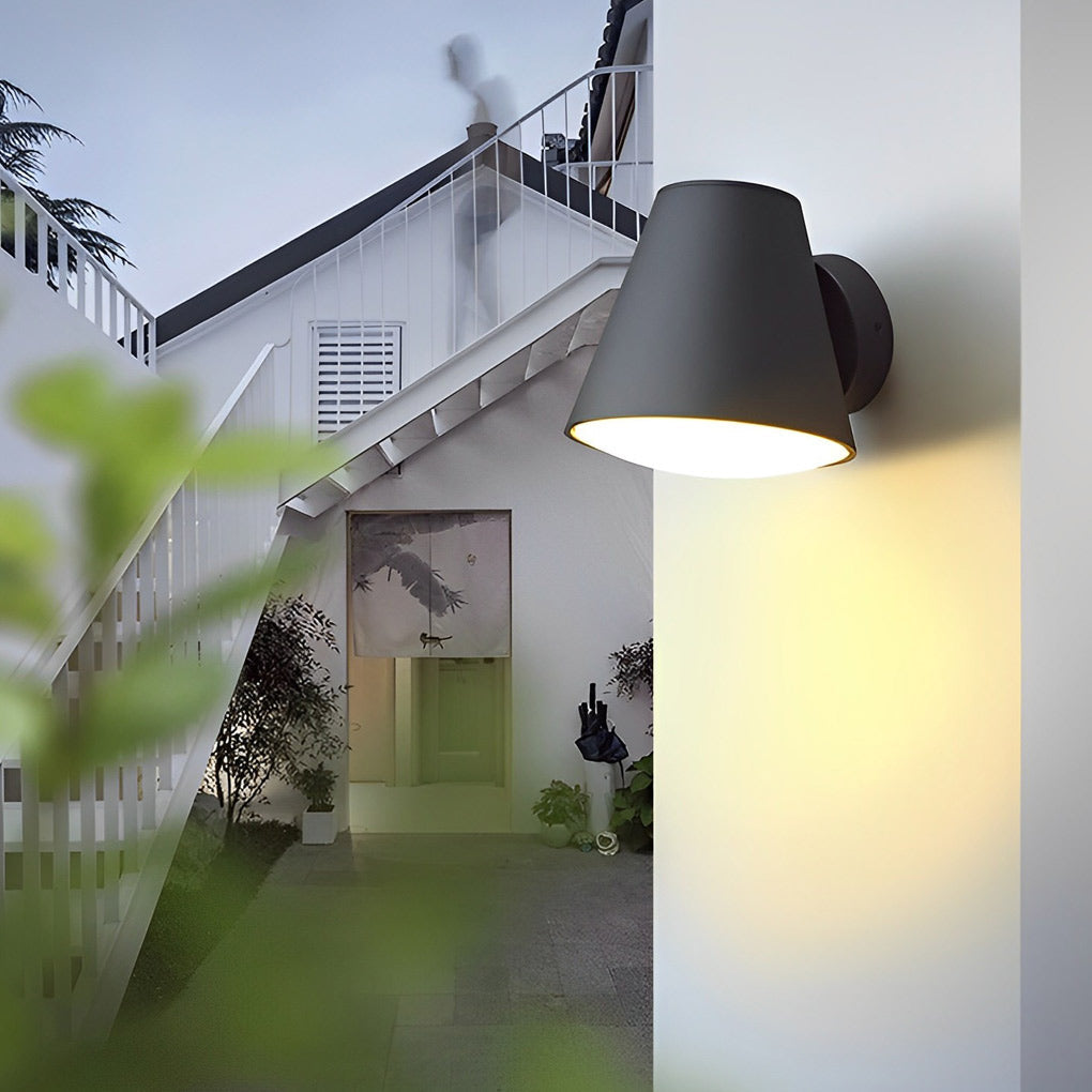 WINDSOR CONICAL LED OUTDOOR SCONCE WITH WATER-RESISTANT FINISH