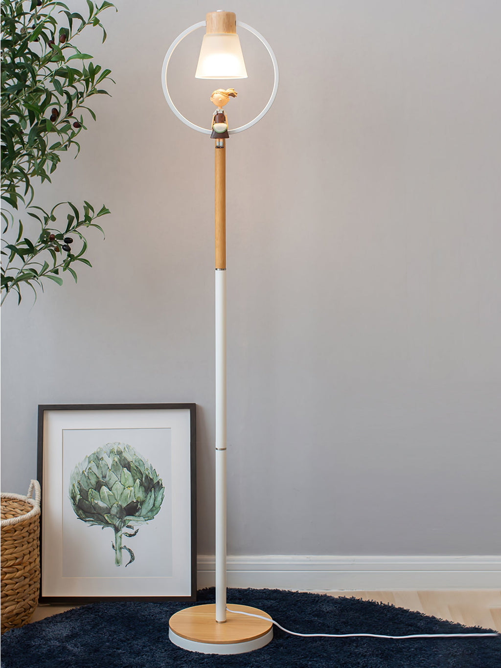 FENWICK WOODEN CONICAL LANTERN