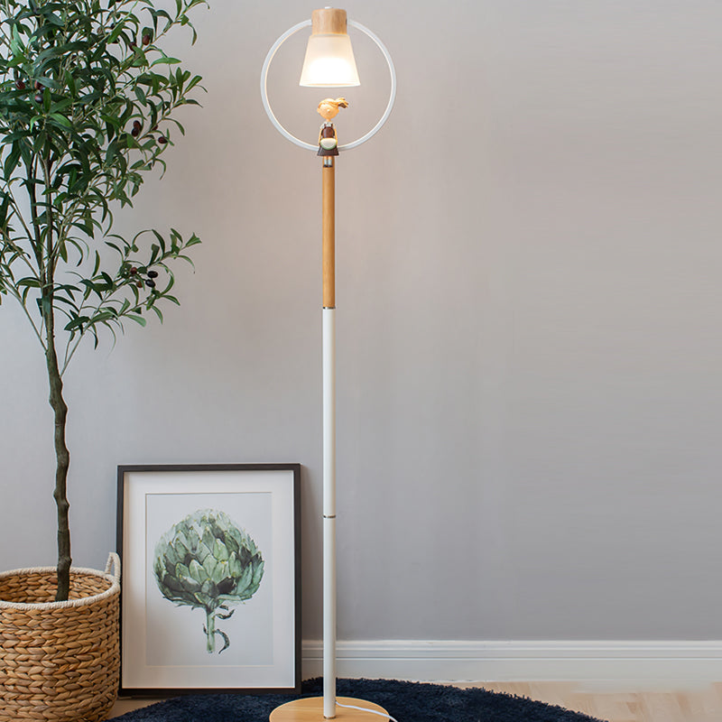 FENWICK WOODEN CONICAL LANTERN