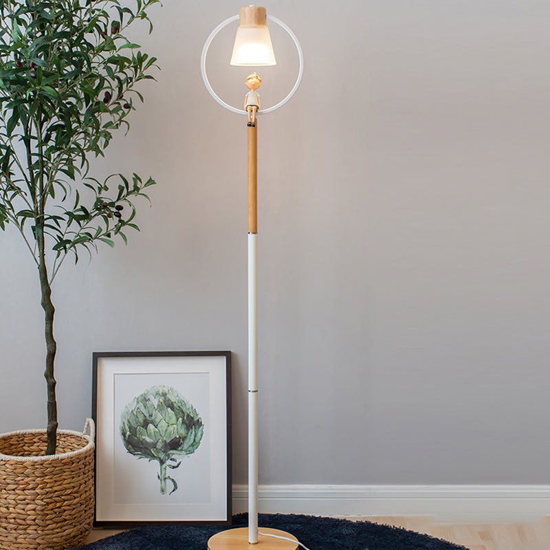 FENWICK WOODEN CONICAL LANTERN