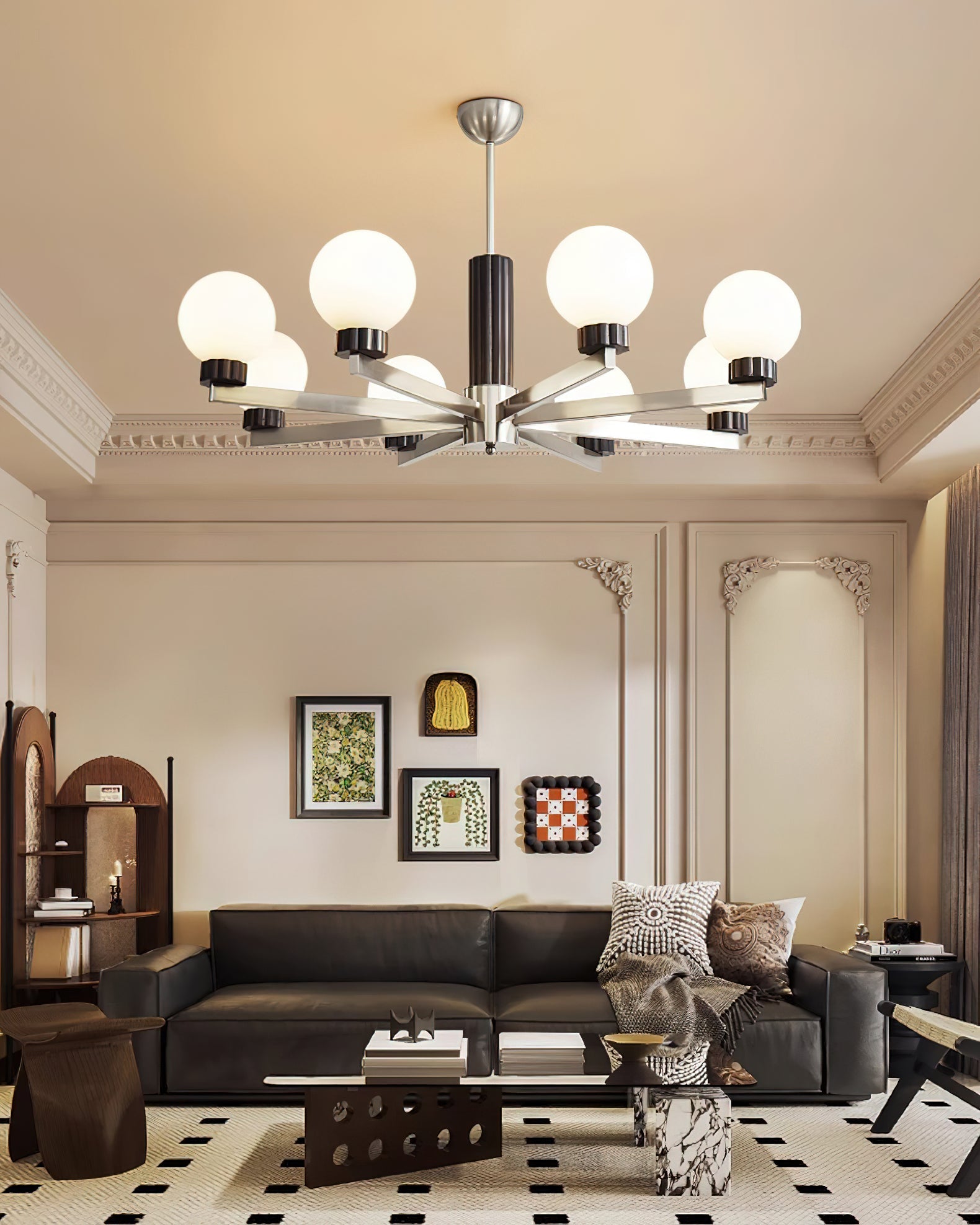 ELTHAM CRYSTAL DROPLET CEILING LIGHT