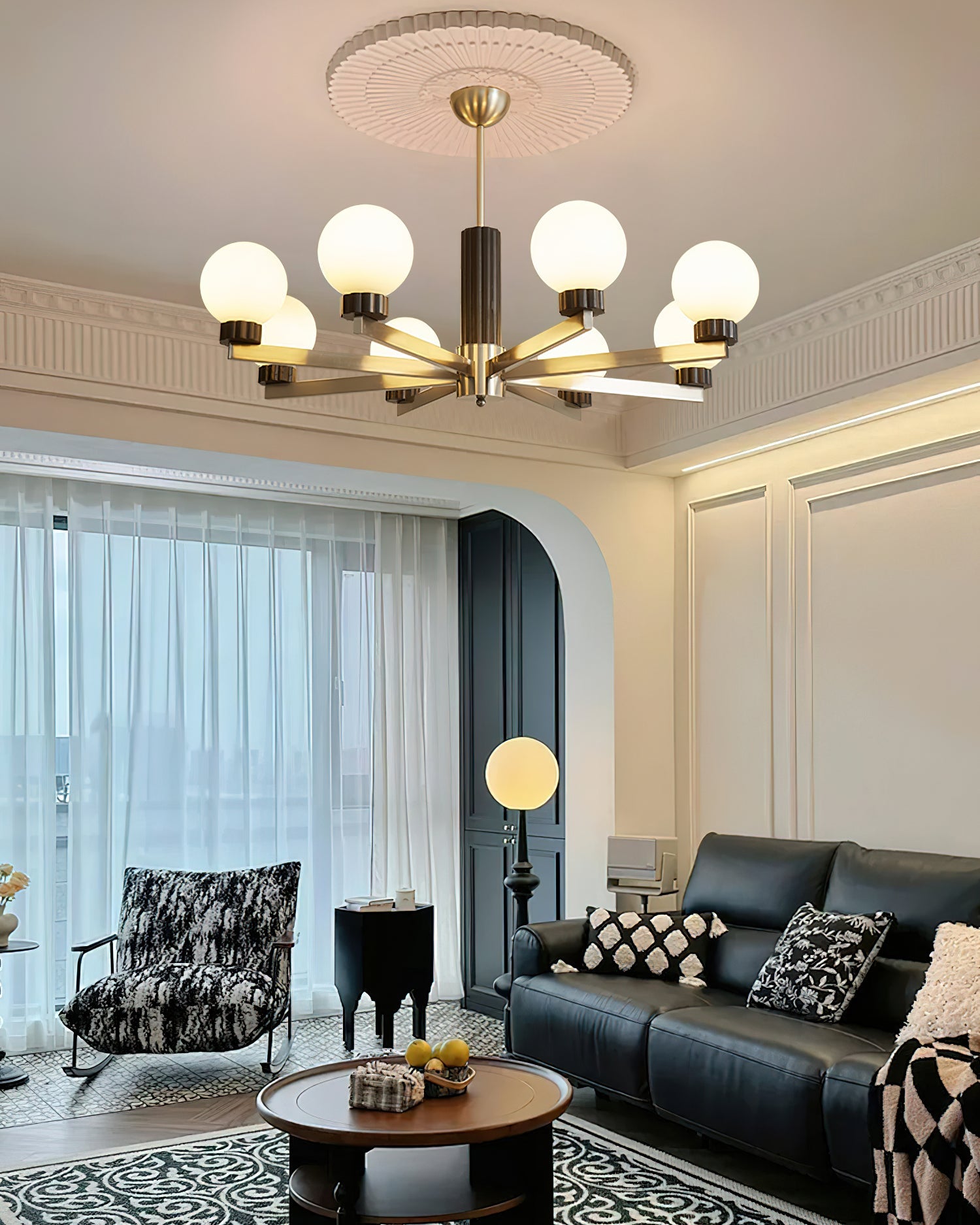 ELTHAM CRYSTAL DROPLET CEILING LIGHT