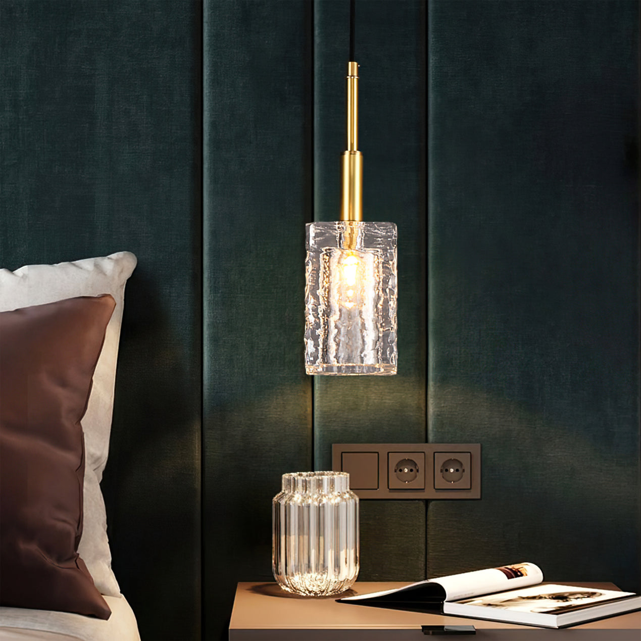 FENWICK CRYSTAL DROPLET HANGING LIGHT