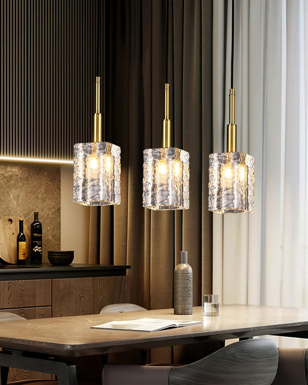 FENWICK CRYSTAL DROPLET HANGING LIGHT