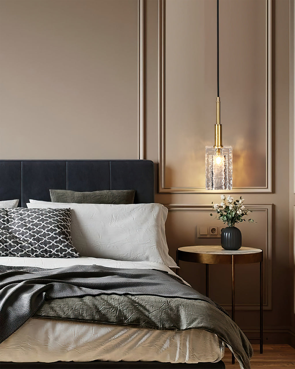 FENWICK CRYSTAL DROPLET HANGING LIGHT