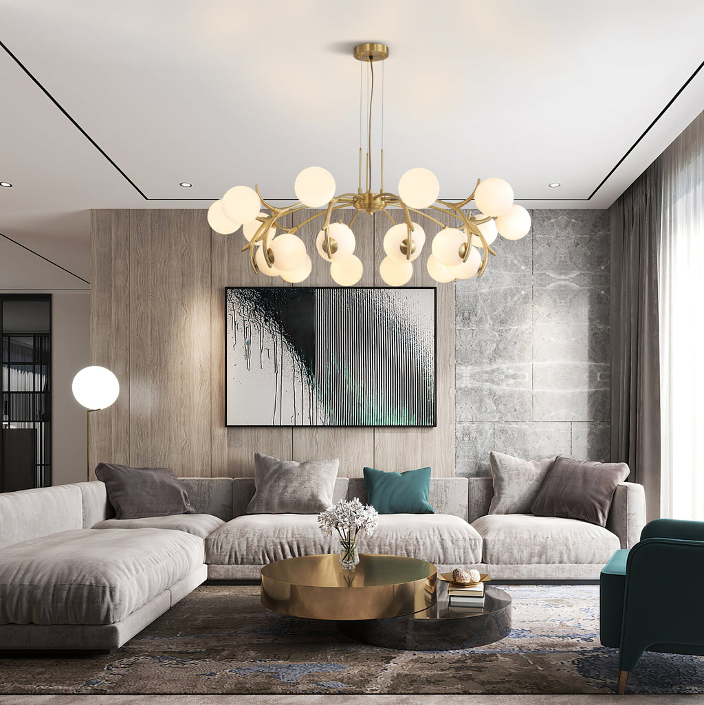 FENWICK CRYSTAL DRAPE CHANDELIER
