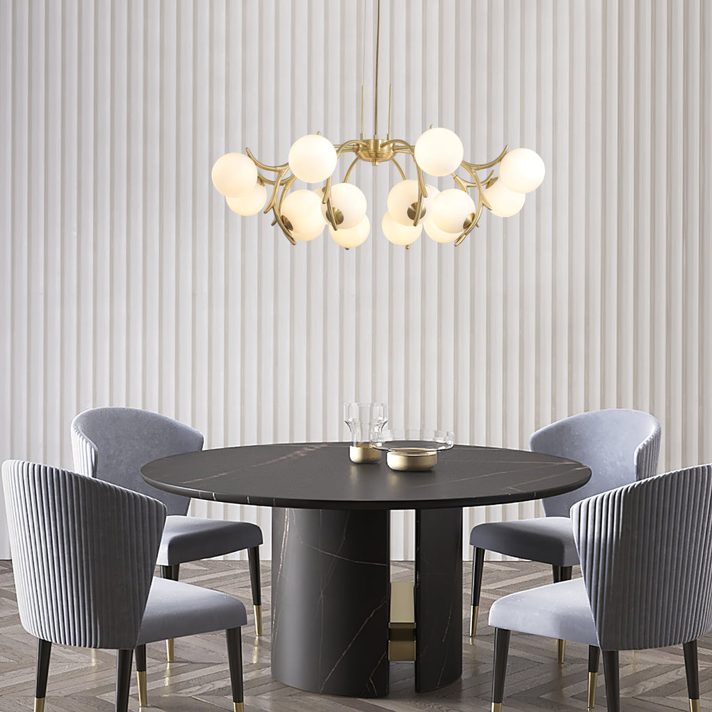 FENWICK CRYSTAL DRAPE CHANDELIER