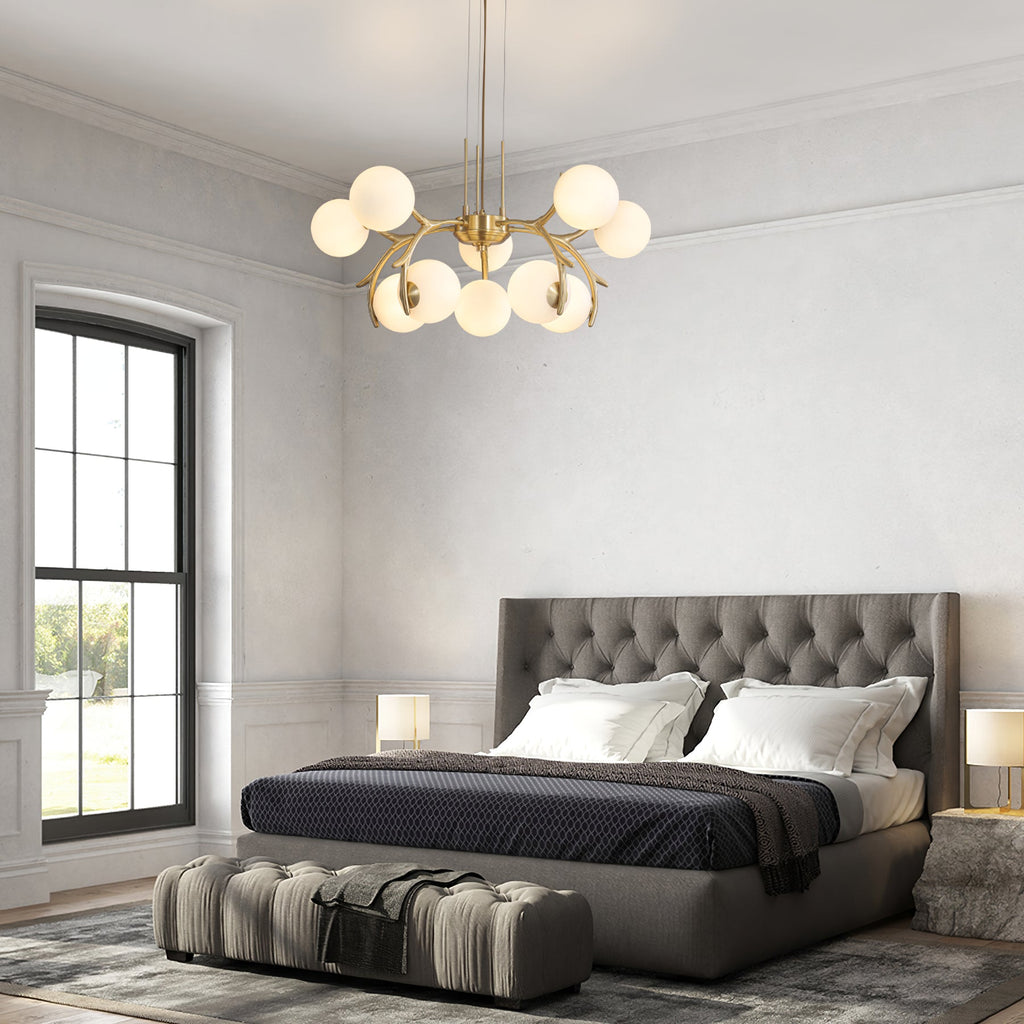 FENWICK CRYSTAL DRAPE CHANDELIER
