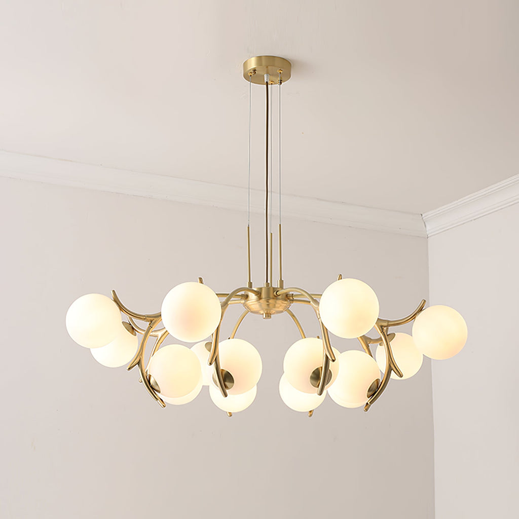 FENWICK CRYSTAL DRAPE CHANDELIER