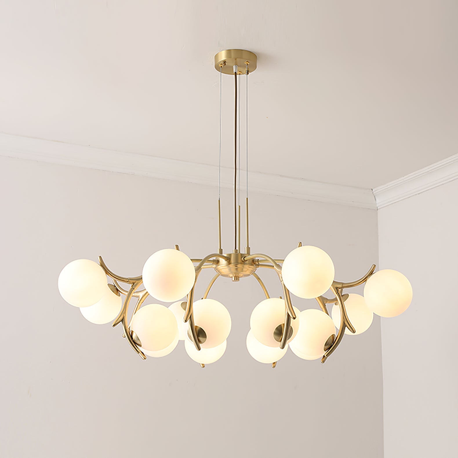 FENWICK CRYSTAL DRAPE CHANDELIER
