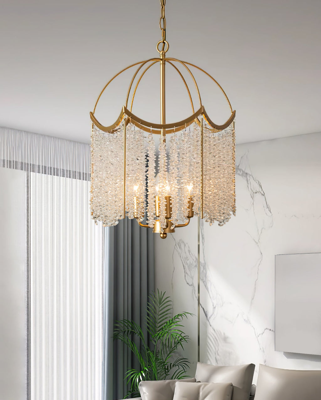 RAVENWOOD CRYSTAL GLEAM CHANDELIER