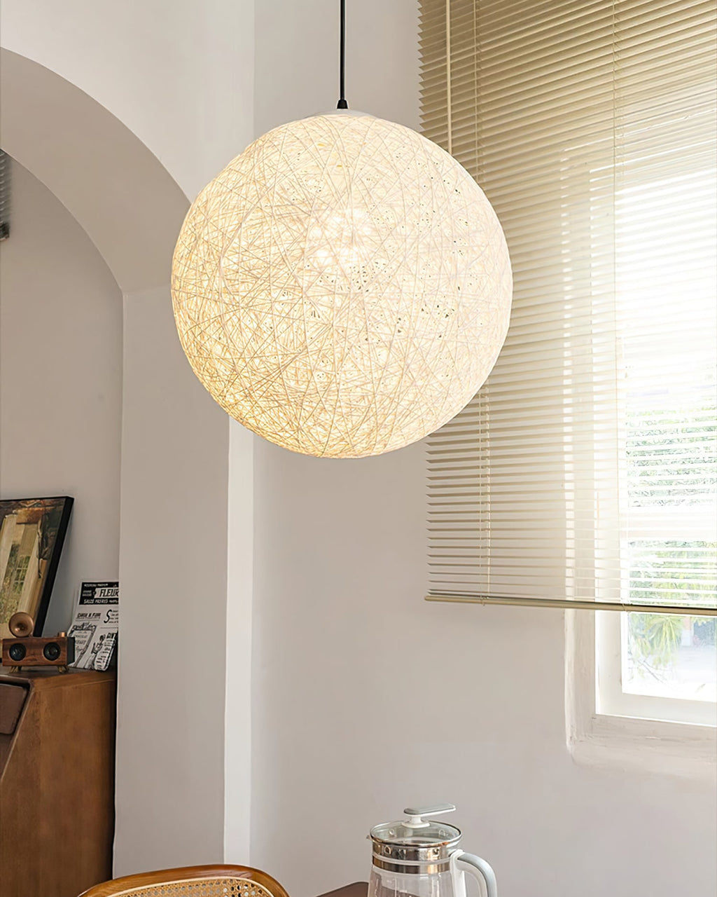 FENWICK GLOWING ORB HANGING LAMP