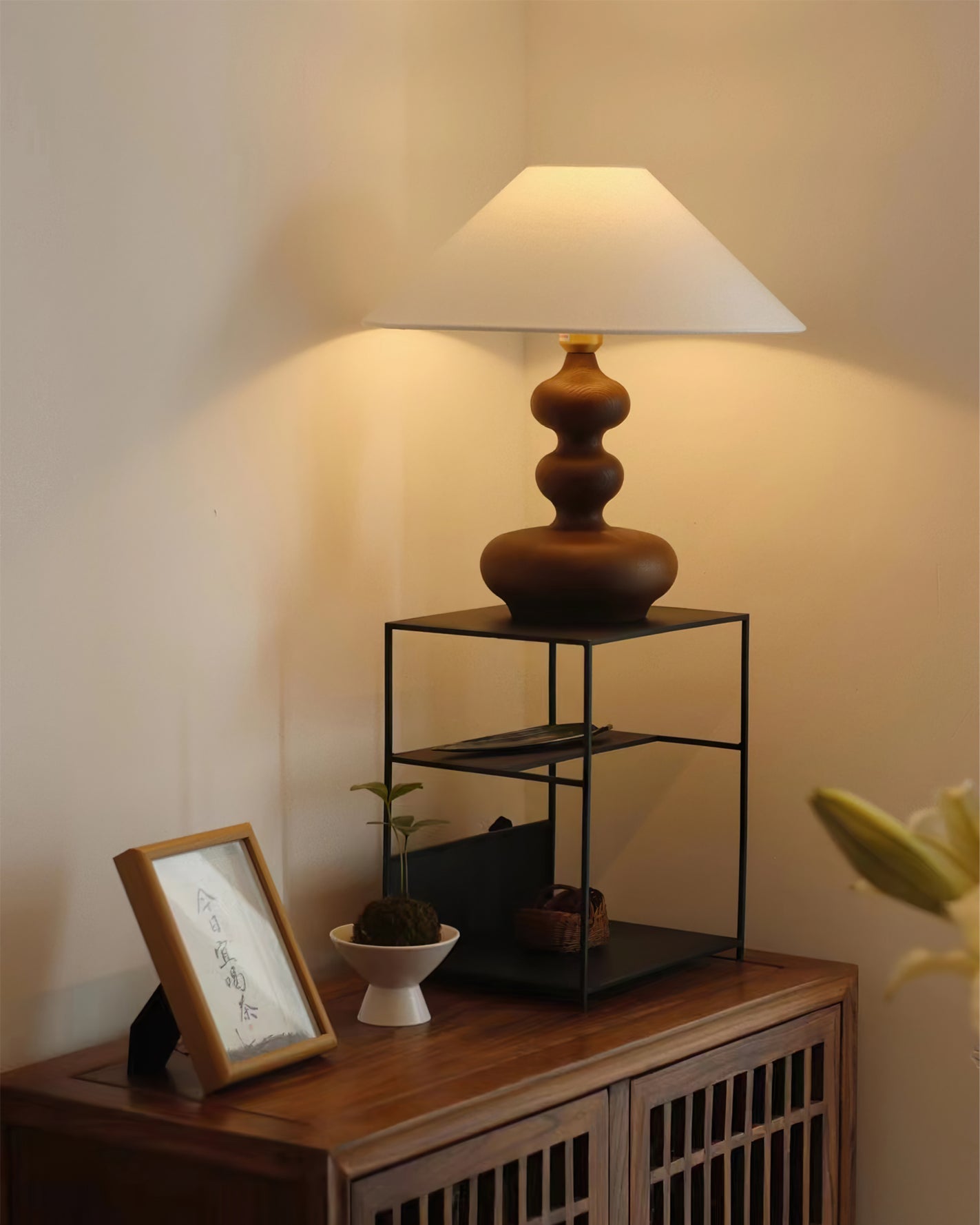 FENWICK HARBOR STONE TABLE LANTERN