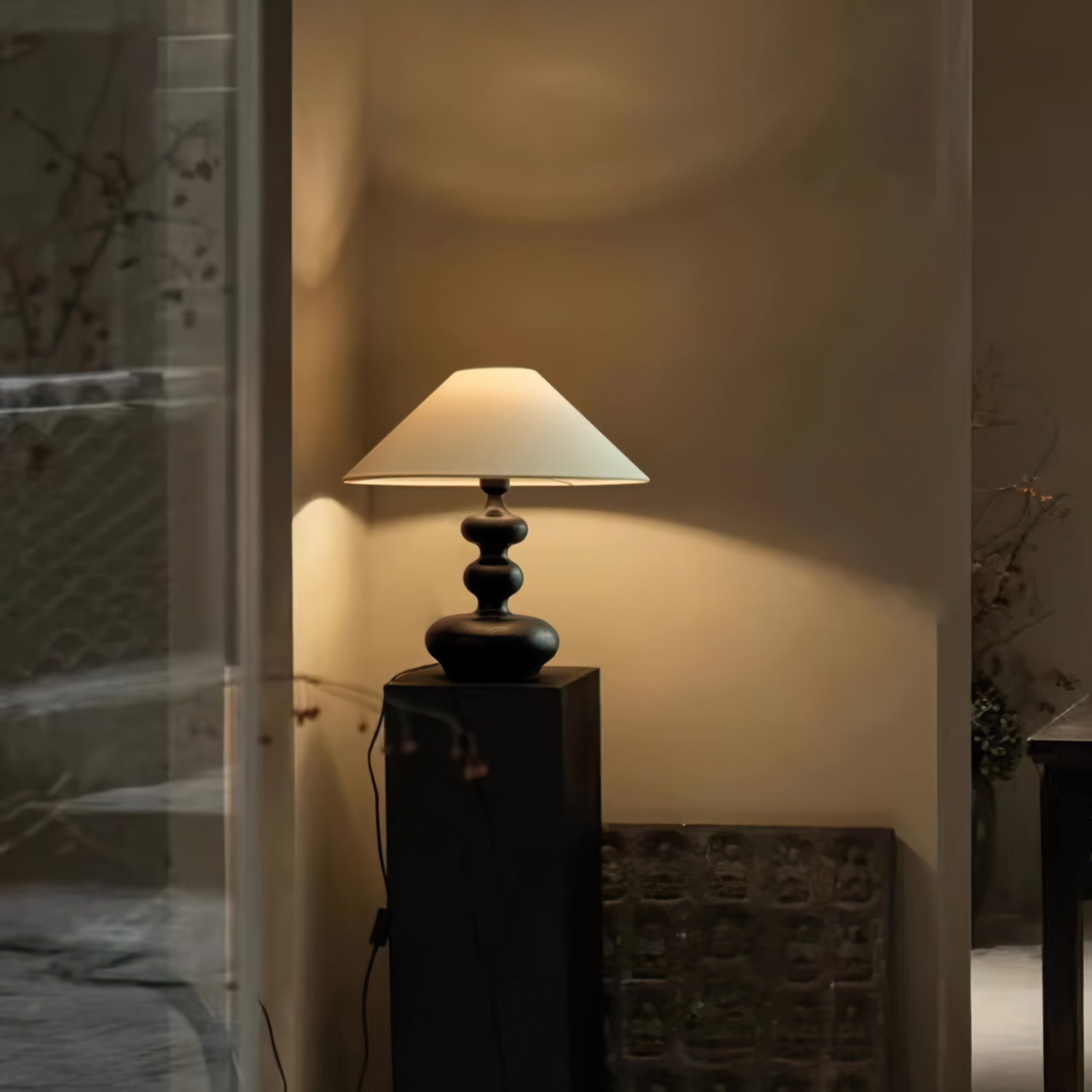 FENWICK HARBOR STONE TABLE LANTERN