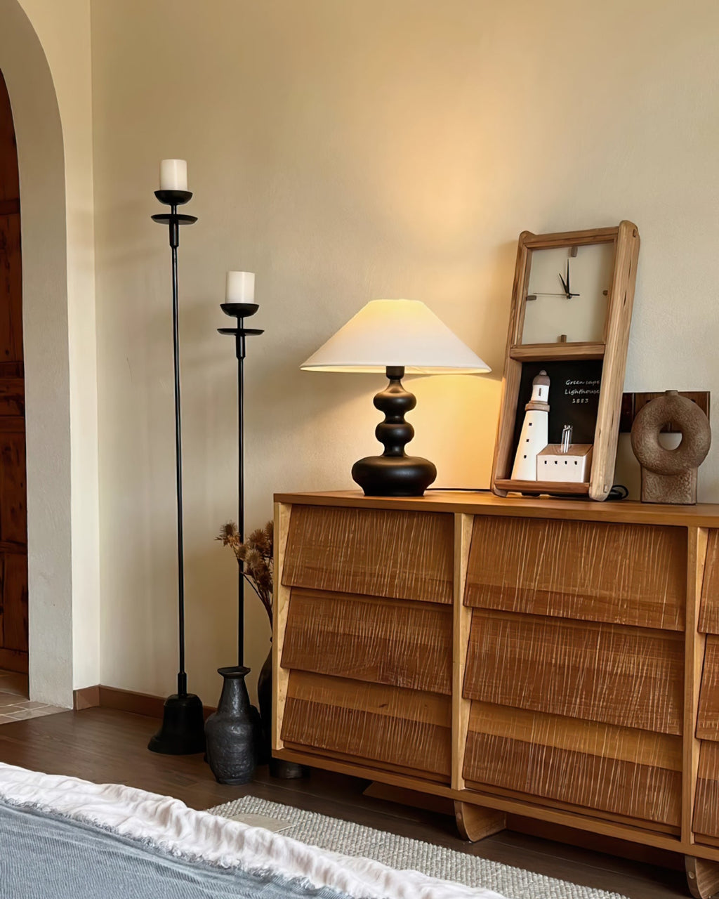 FENWICK HARBOR STONE TABLE LANTERN