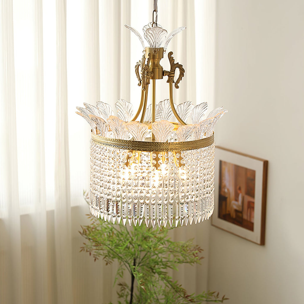 FENWICK LACE TRIMMED CEILING LIGHT