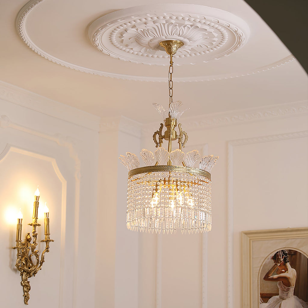 FENWICK LACE TRIMMED CEILING LIGHT