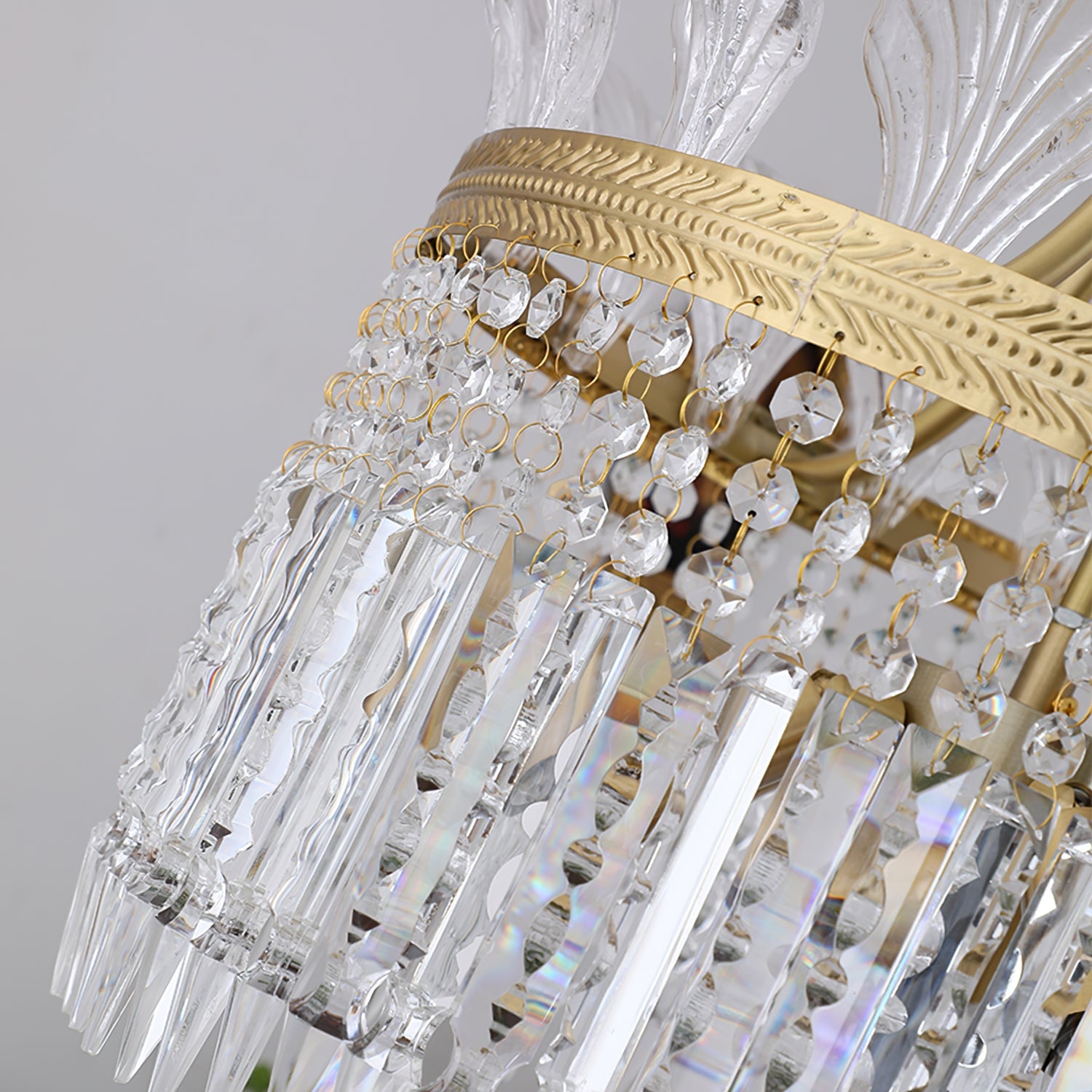 FENWICK LACE TRIMMED CEILING LIGHT