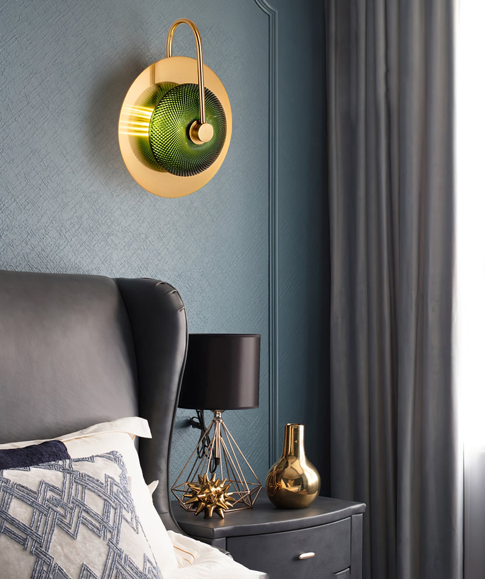 ALDERSON CRYSTAL EMBELLISHED WALL SCONCE