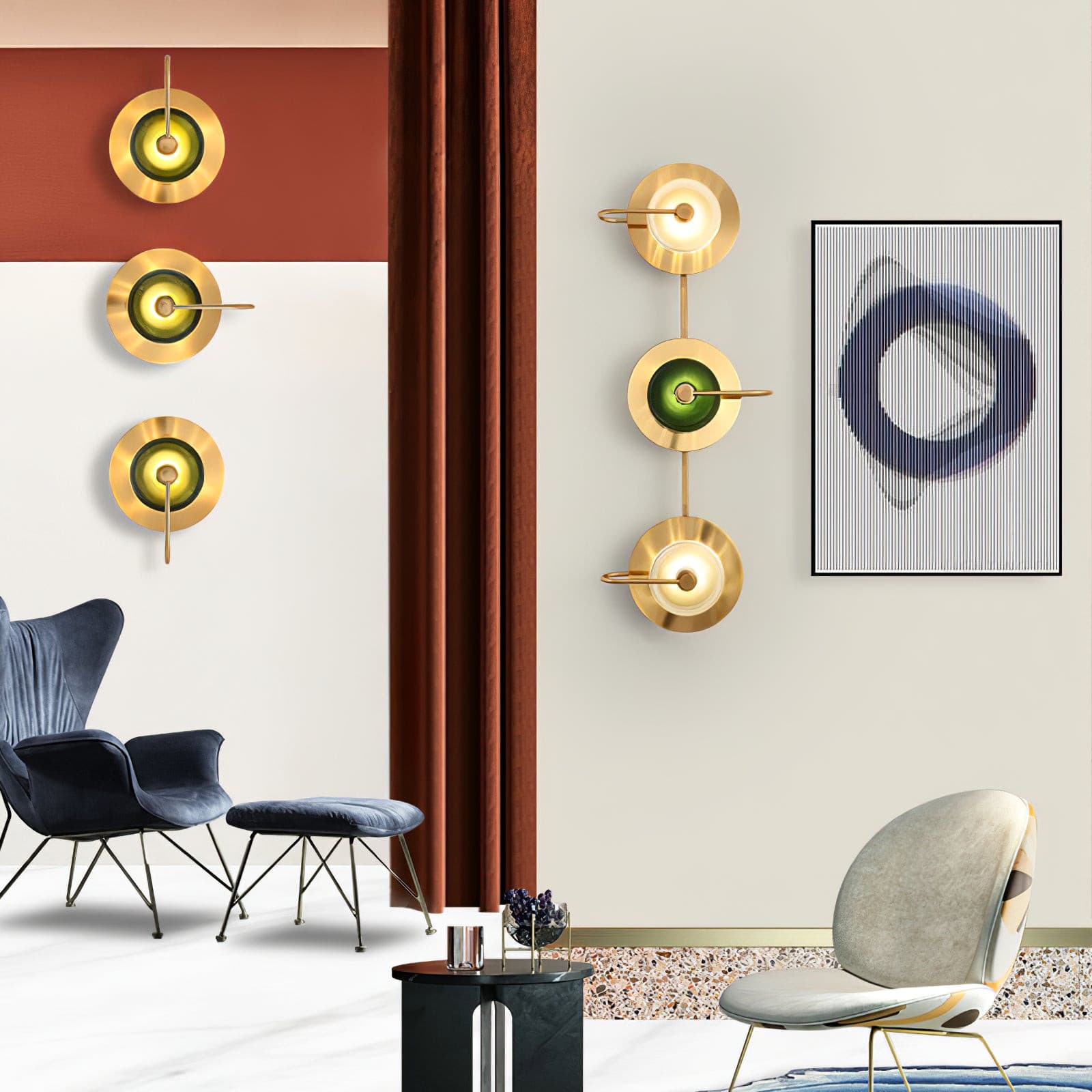 ALDERSON CRYSTAL EMBELLISHED WALL SCONCE