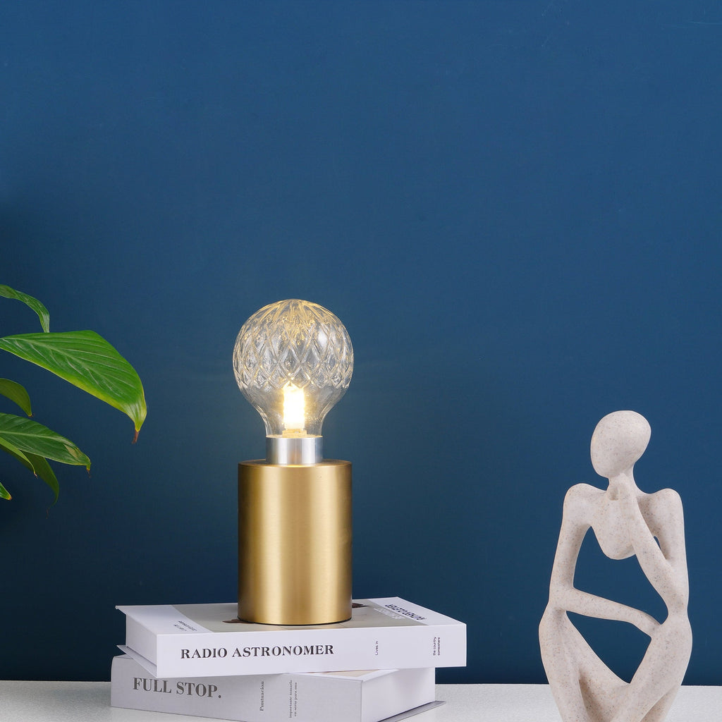 ASTON CRYSTAL ORB TABLE LANTERN