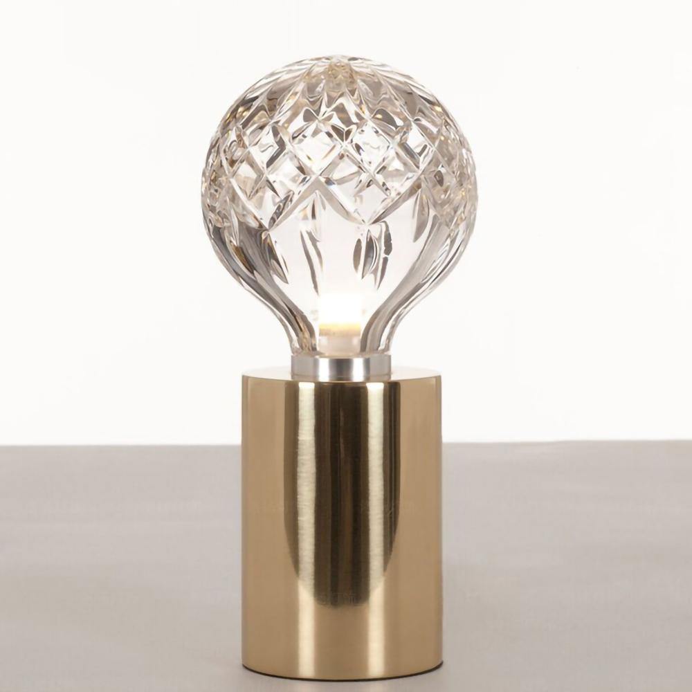 ASTON CRYSTAL ORB TABLE LANTERN