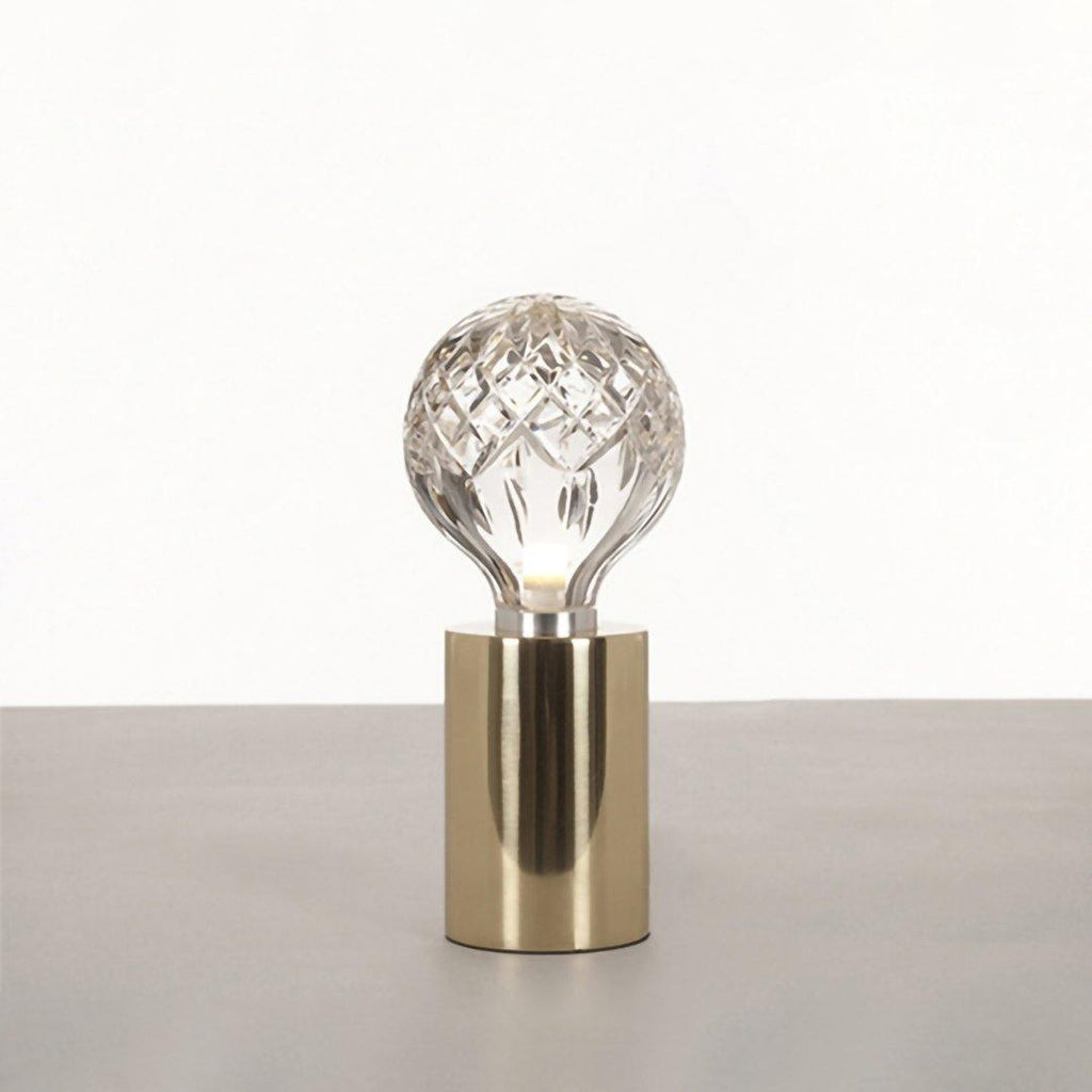 ASTON CRYSTAL ORB TABLE LANTERN