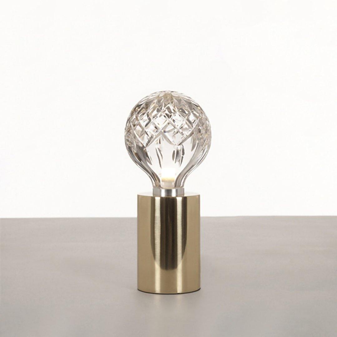 ASTON CRYSTAL ORB TABLE LANTERN