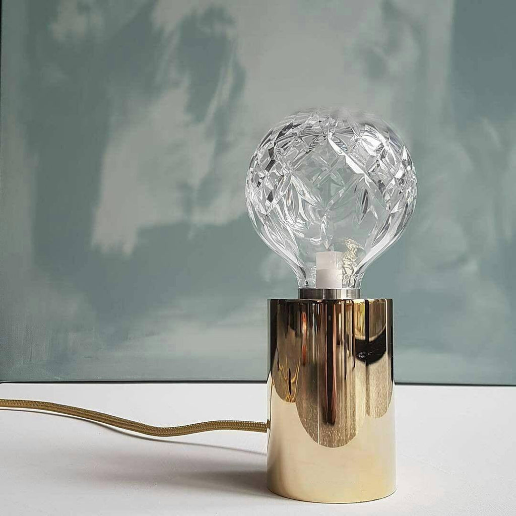 ASTON CRYSTAL ORB TABLE LANTERN