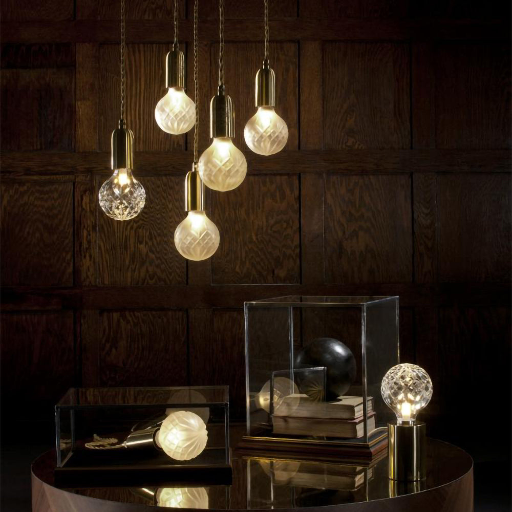 ASTON CRYSTAL ORB TABLE LANTERN