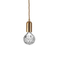 WINTHROP CRYSTAL GLOBE HANGING LAMP
