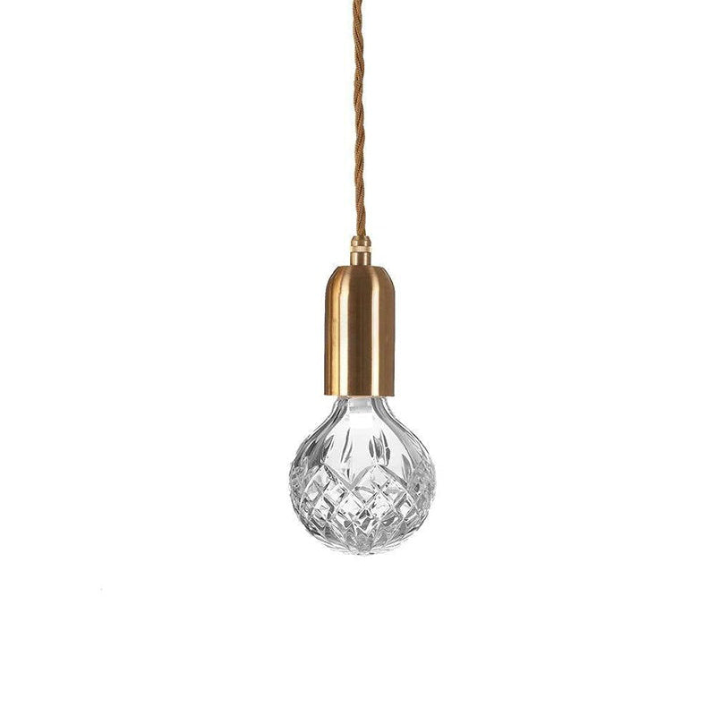 WINTHROP CRYSTAL GLOBE HANGING LAMP