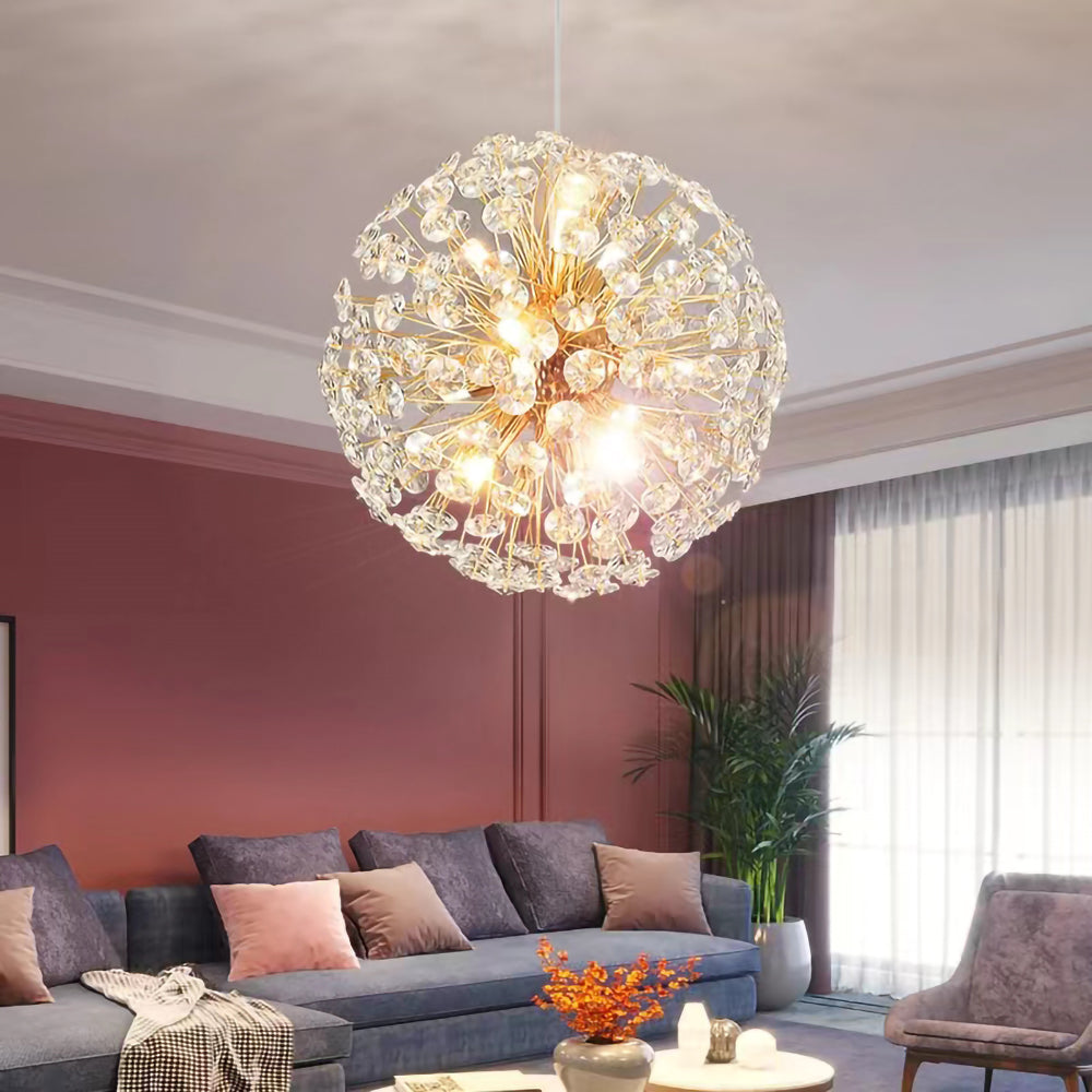 THISTLEFALL CRYSTAL LIGHTING ORB