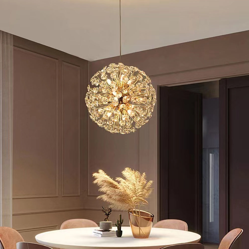 THISTLEFALL CRYSTAL LIGHTING ORB