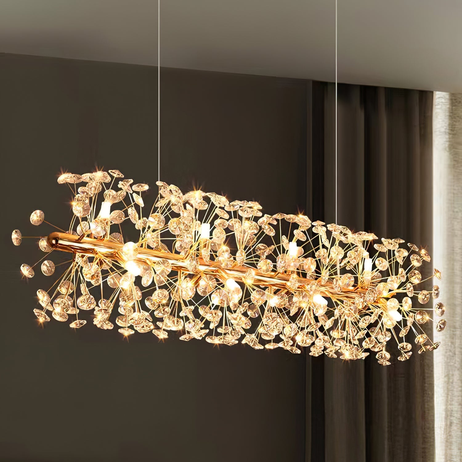 FIRECRACKER CRYSTAL CEILING LANTERN