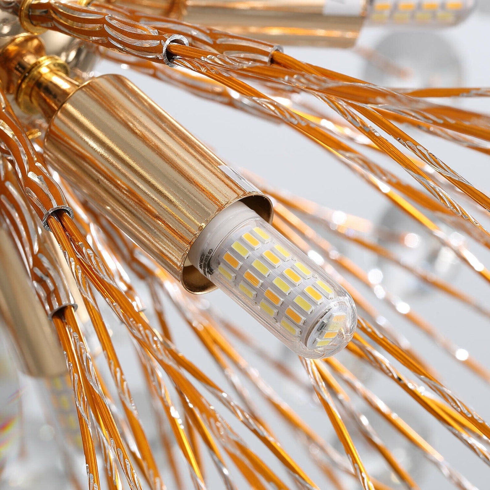 FIRECRACKER CRYSTAL CEILING LANTERN