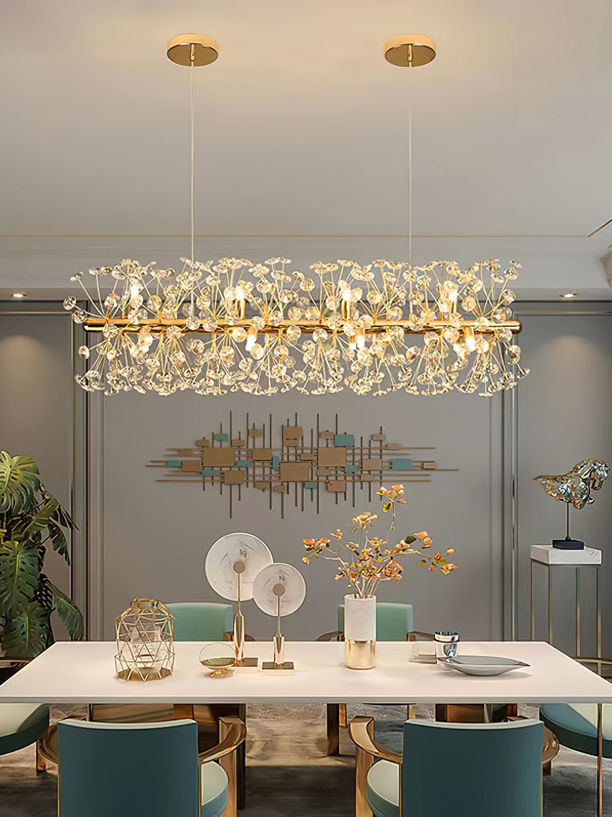 FIRECRACKER CRYSTAL CEILING LANTERN