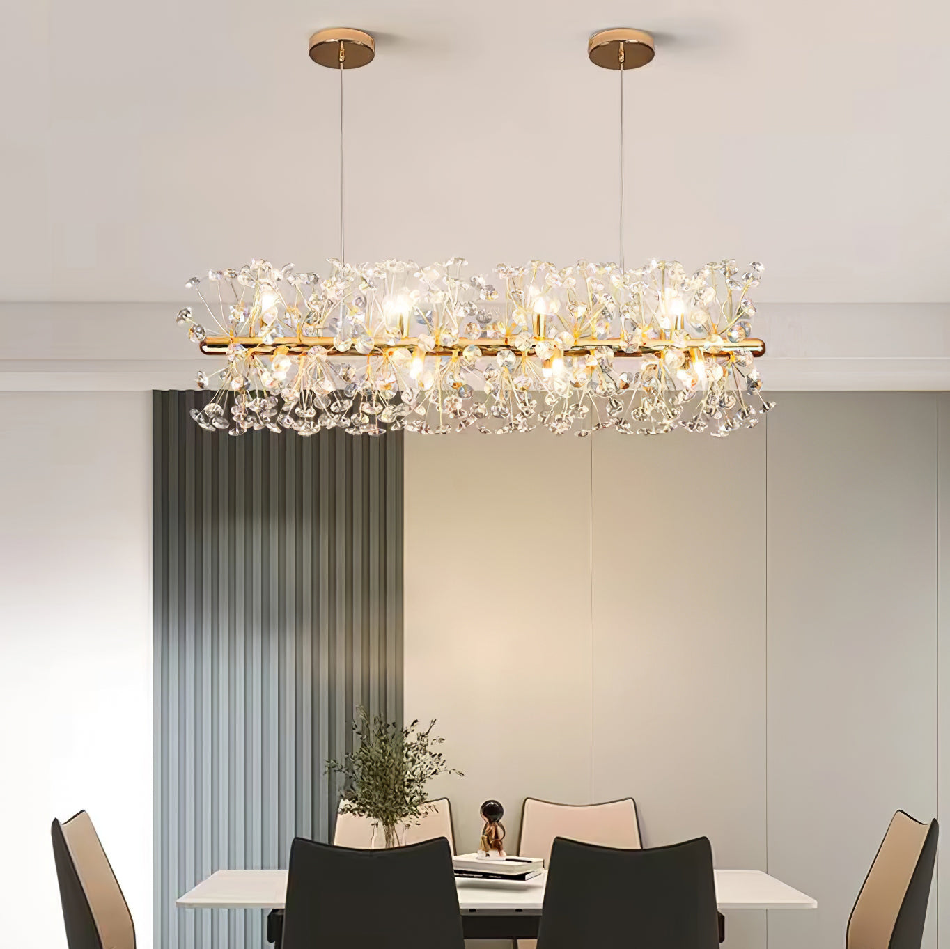 FIRECRACKER CRYSTAL CEILING LANTERN