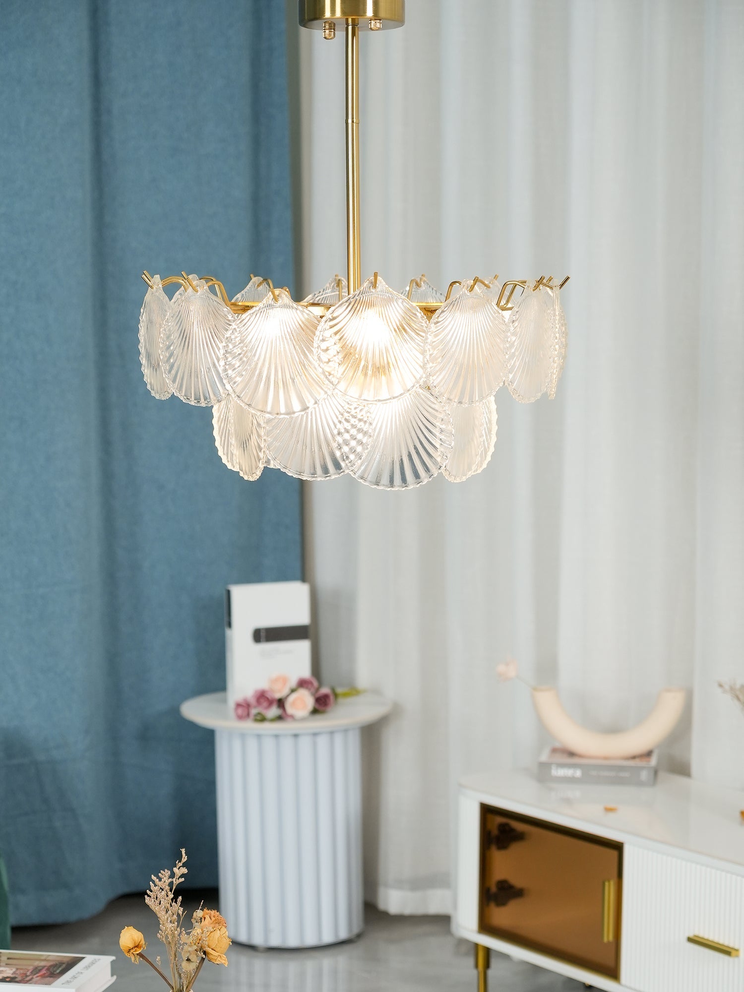 MARISOL SHELL-ENCASED LUMINARY