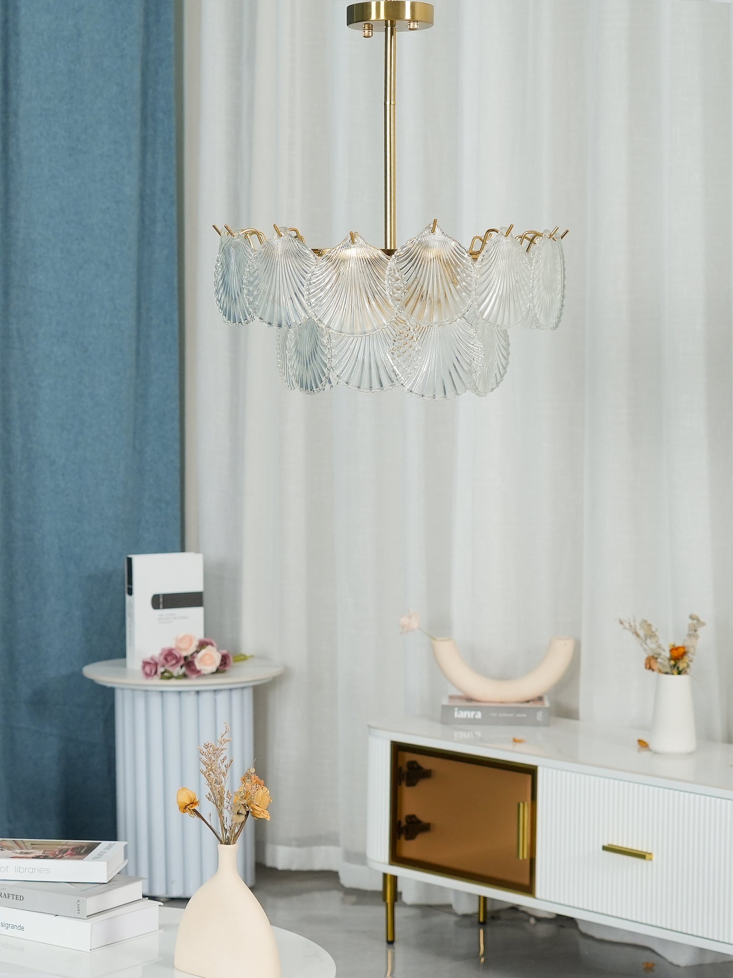 MARISOL SHELL-ENCASED LUMINARY