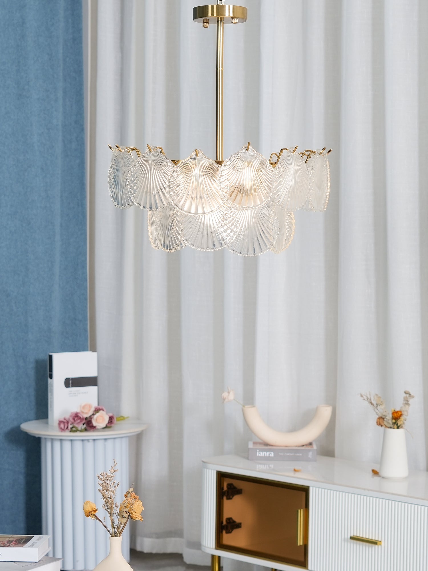 MARISOL SHELL-ENCASED LUMINARY