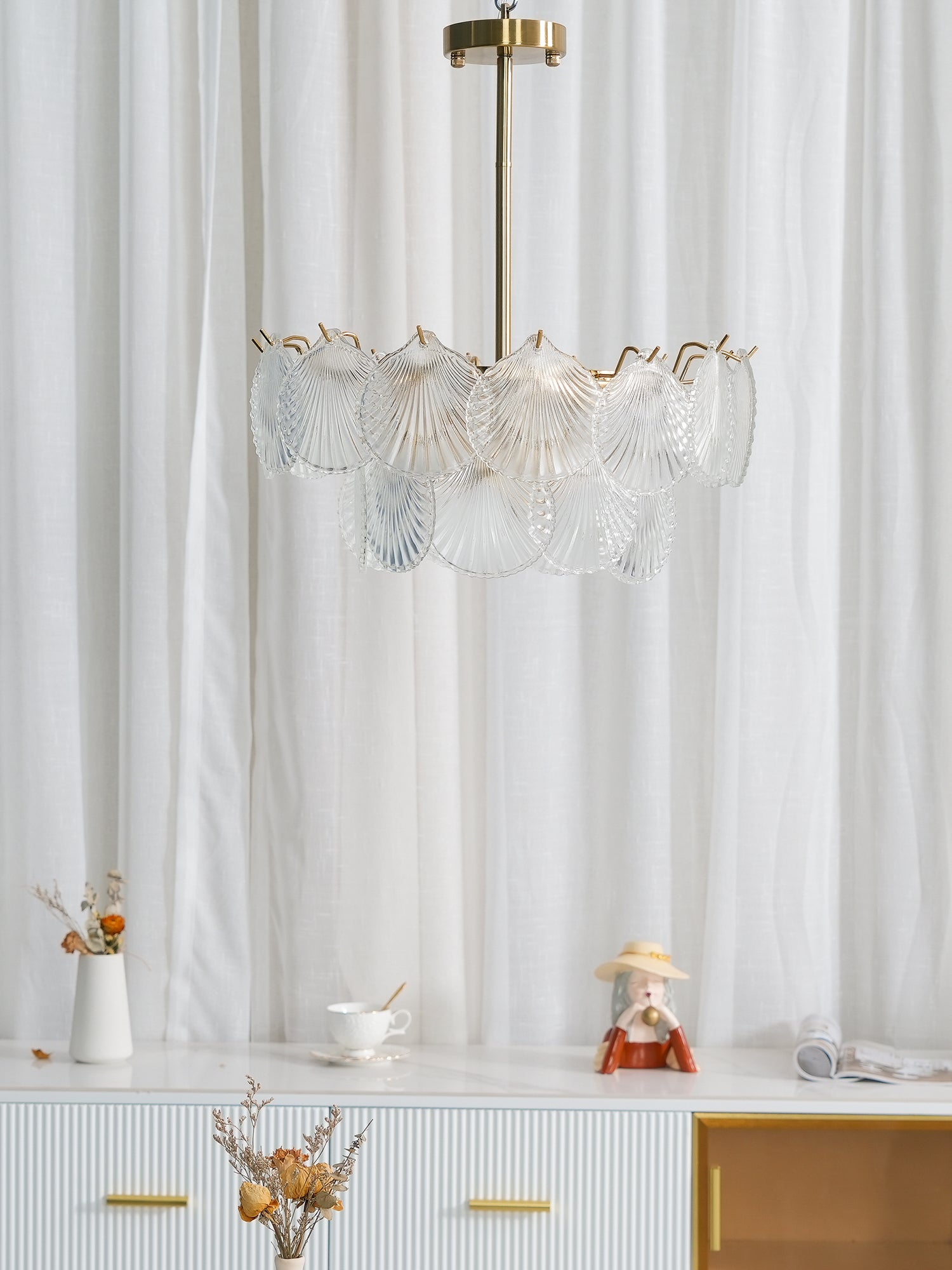 MARISOL SHELL-ENCASED LUMINARY