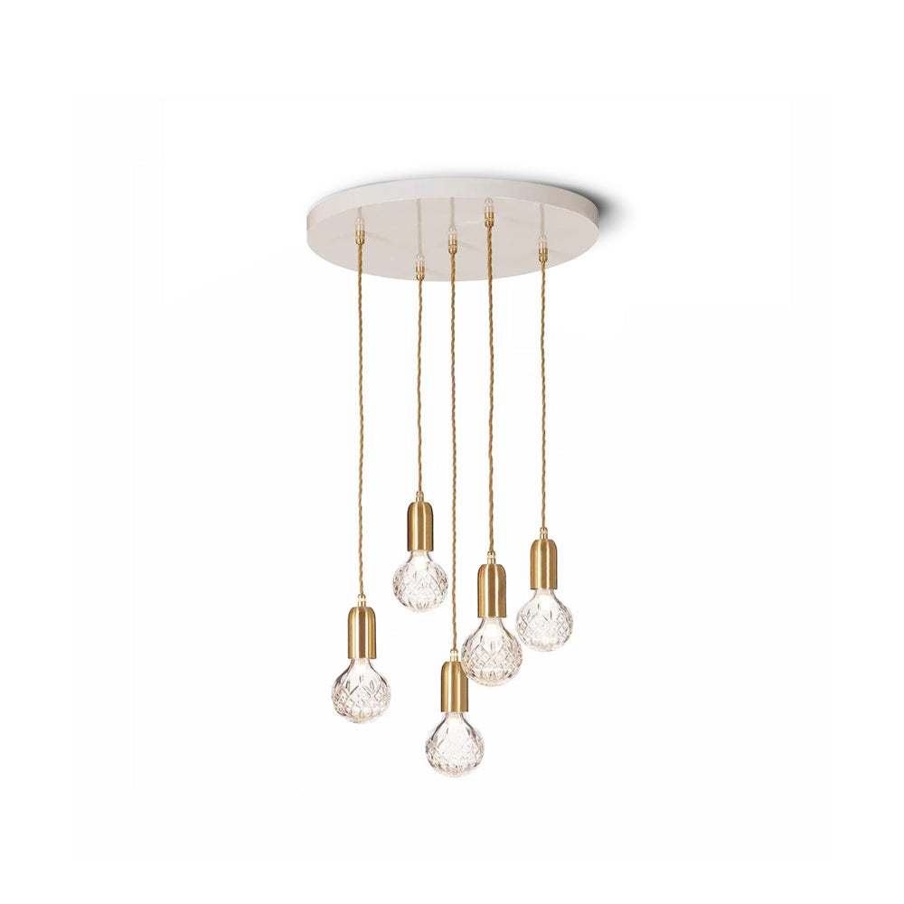 WINTHROP CRYSTAL GLOBE HANGING LAMP